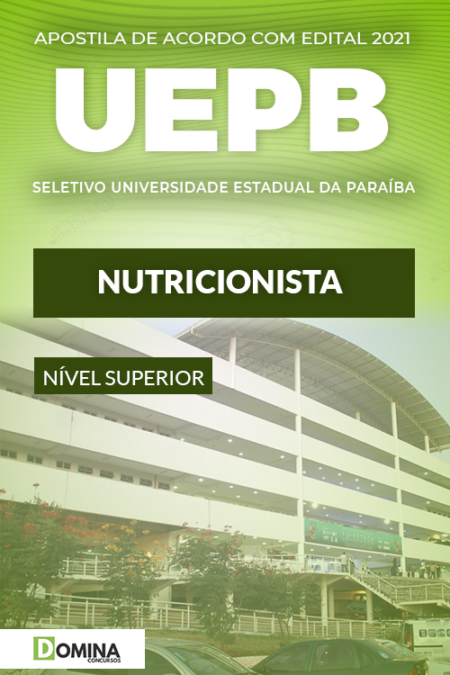 Apostila Processo Seletivo UEPB 2021 Nutricionista