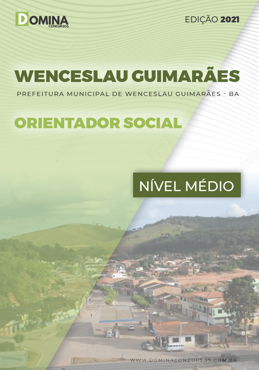 Apostila Pref Wenceslau Guimarães BA 2021 Orientador Social