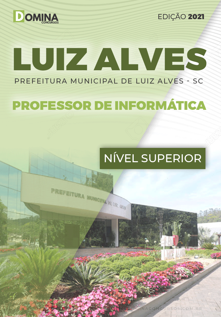 Apostila Pref Luiz Alves SC 2021 Professor de Informática