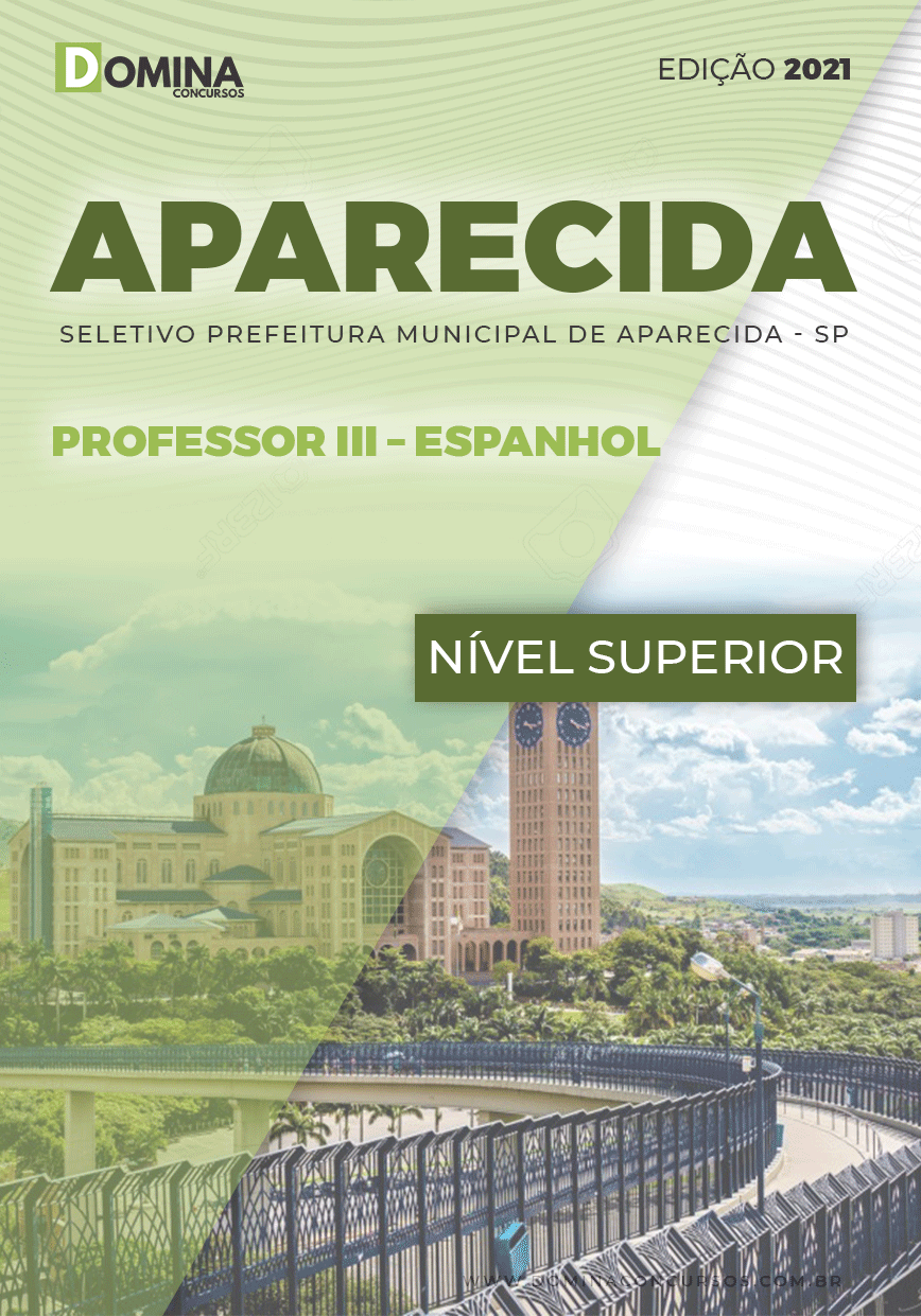 Apostila Concurso Pref Aparecida 2021 Professor III Espanhol