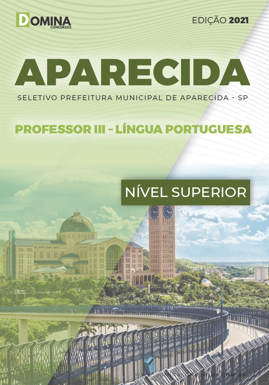 Apostila Pref Aparecida 2021 Professor III Língua Portuguesa
