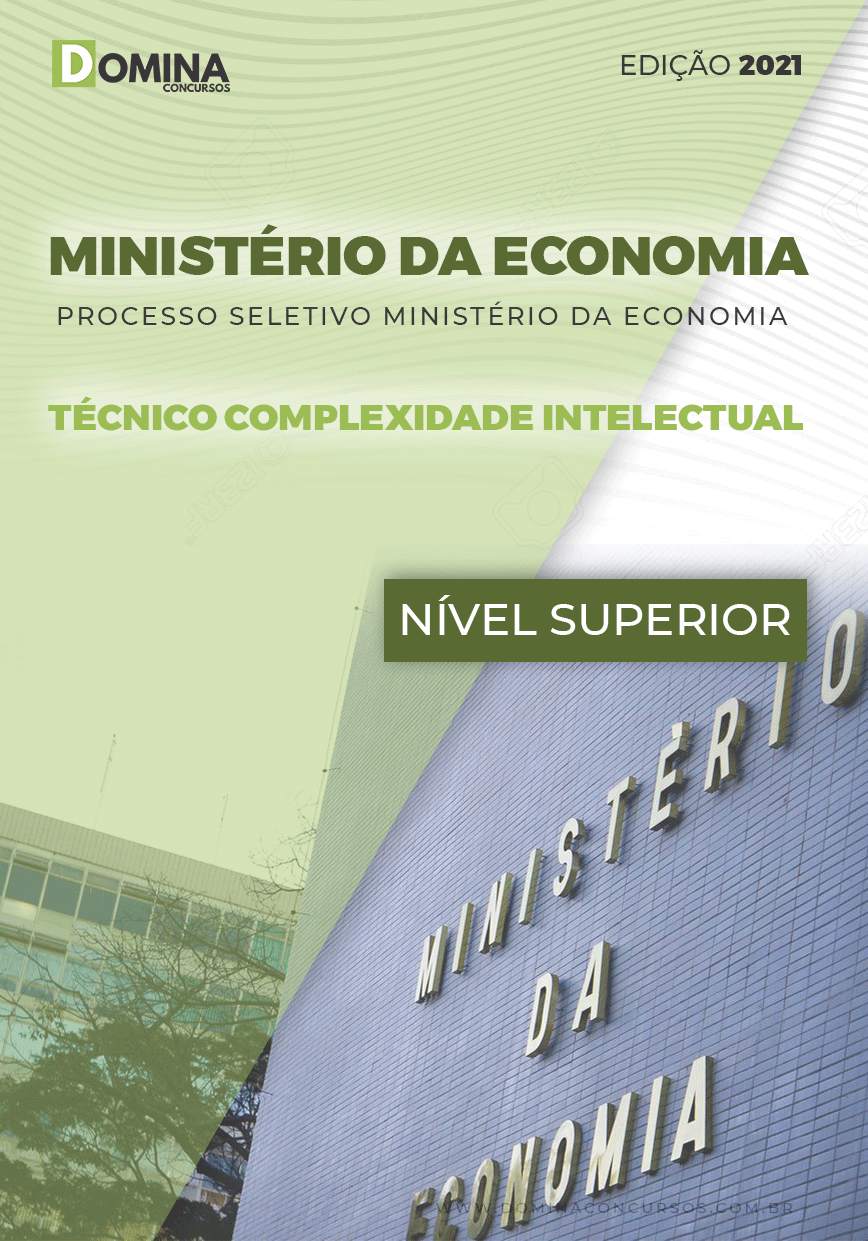 Apostila Ministério da Economia 2021 Técnico Complexidade Intelectual