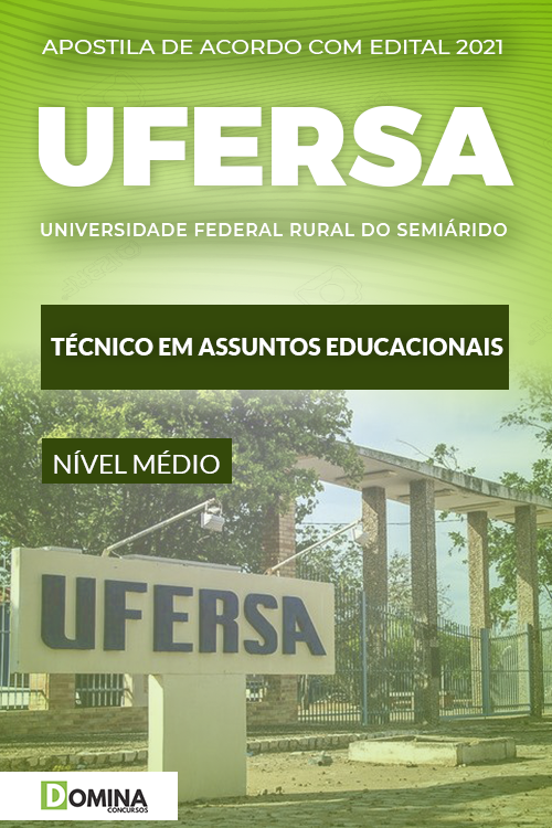 Apostila Concurso UFERSA 2021 Técnico em Assuntos Educacionais