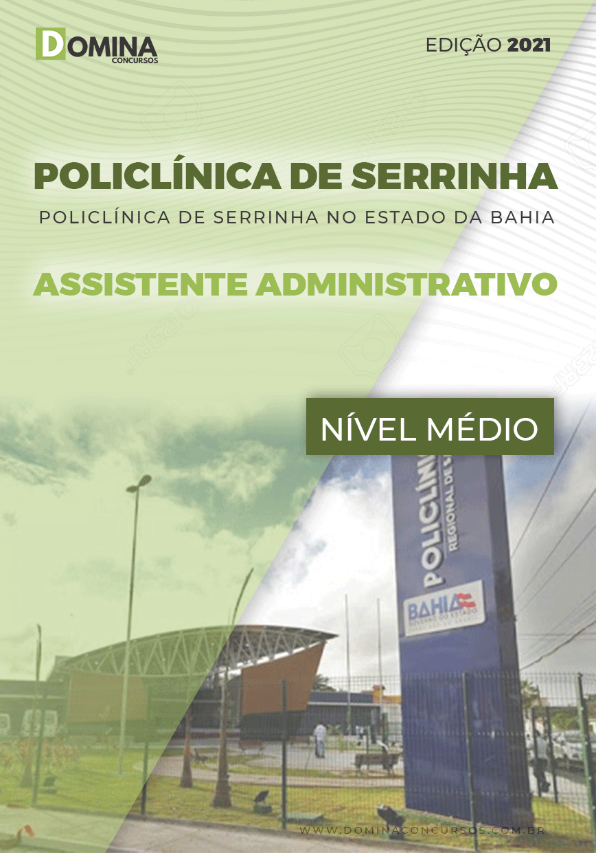 Apostila Policlínica Serrinha BA 2021 Assistente Administrativo