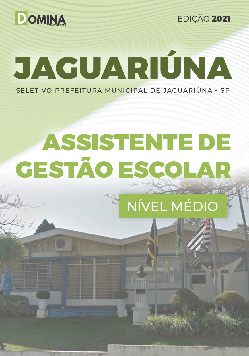 Apostila Pref Jaguariúna SP 2021 Assistente de Gestão Escolar