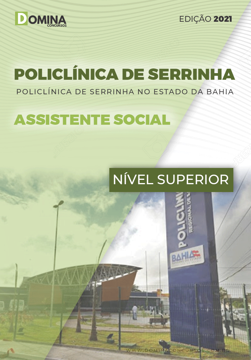 Apostila Seletivo Policlínica Serrinha BA 2021 Assistente Social