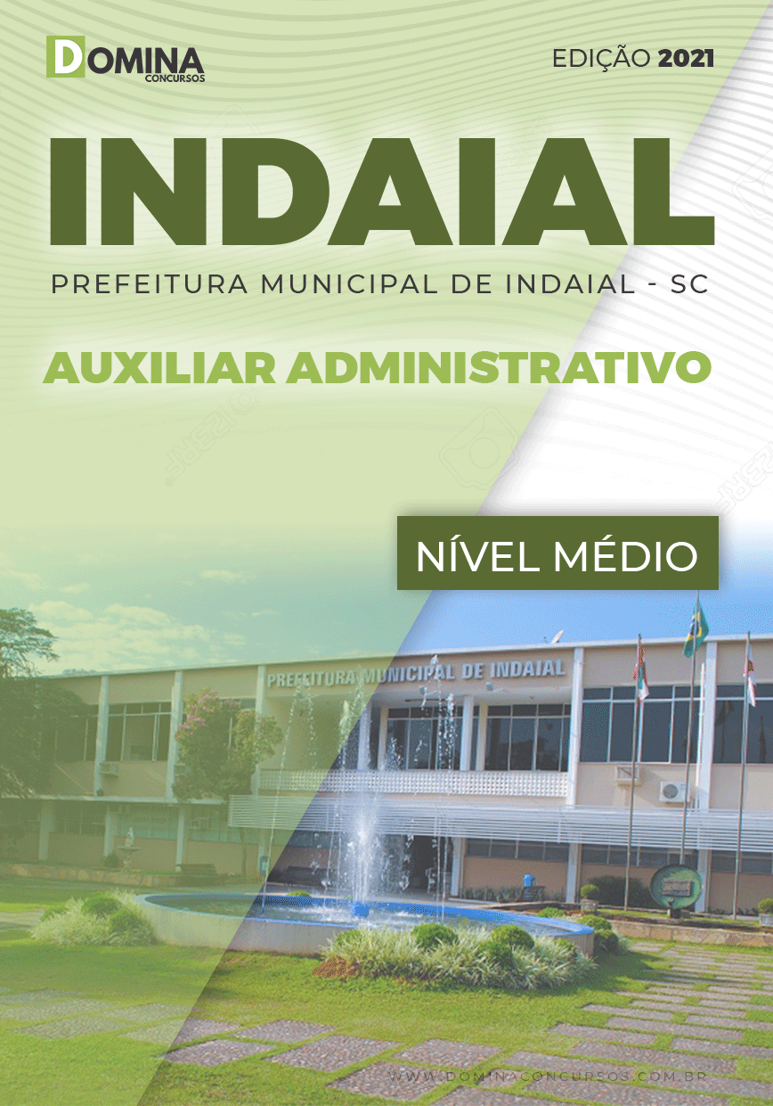 Apostila Concurso Pref Indaial SC 2021 Auxiliar Administrativo