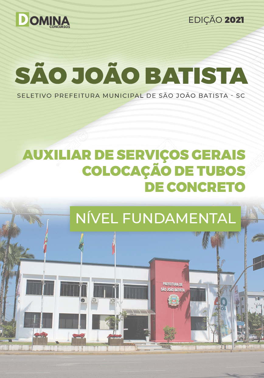 Apostila São João Batista SC 2020 Auxiliar Serviços Gerais