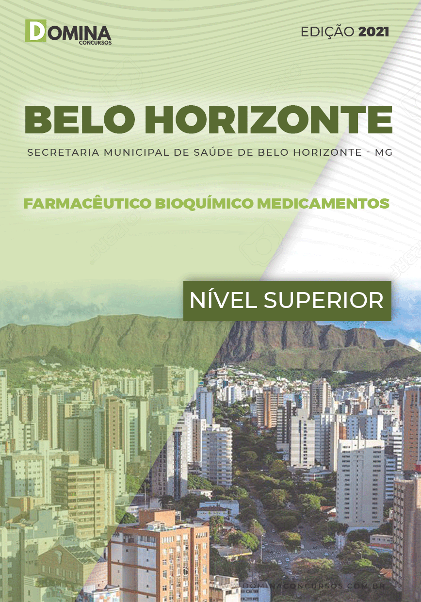Apostila SMS Belo Horizonte MG 2021 Farmacêutico Medicamentos