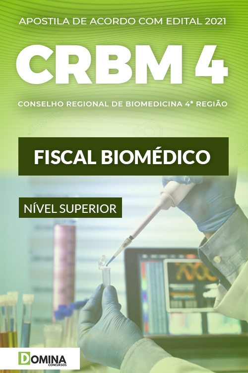 Apostila Concurso Público CRBM 4 2021 Fiscal Biomédico
