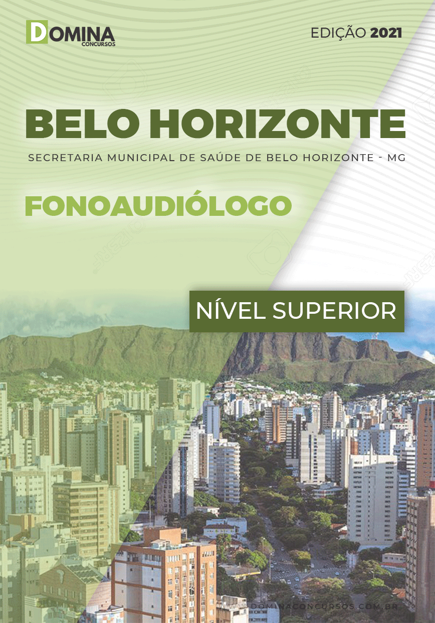 Apostila Concurso SMS Belo Horizonte MG 2021 Fonoaudiólogo