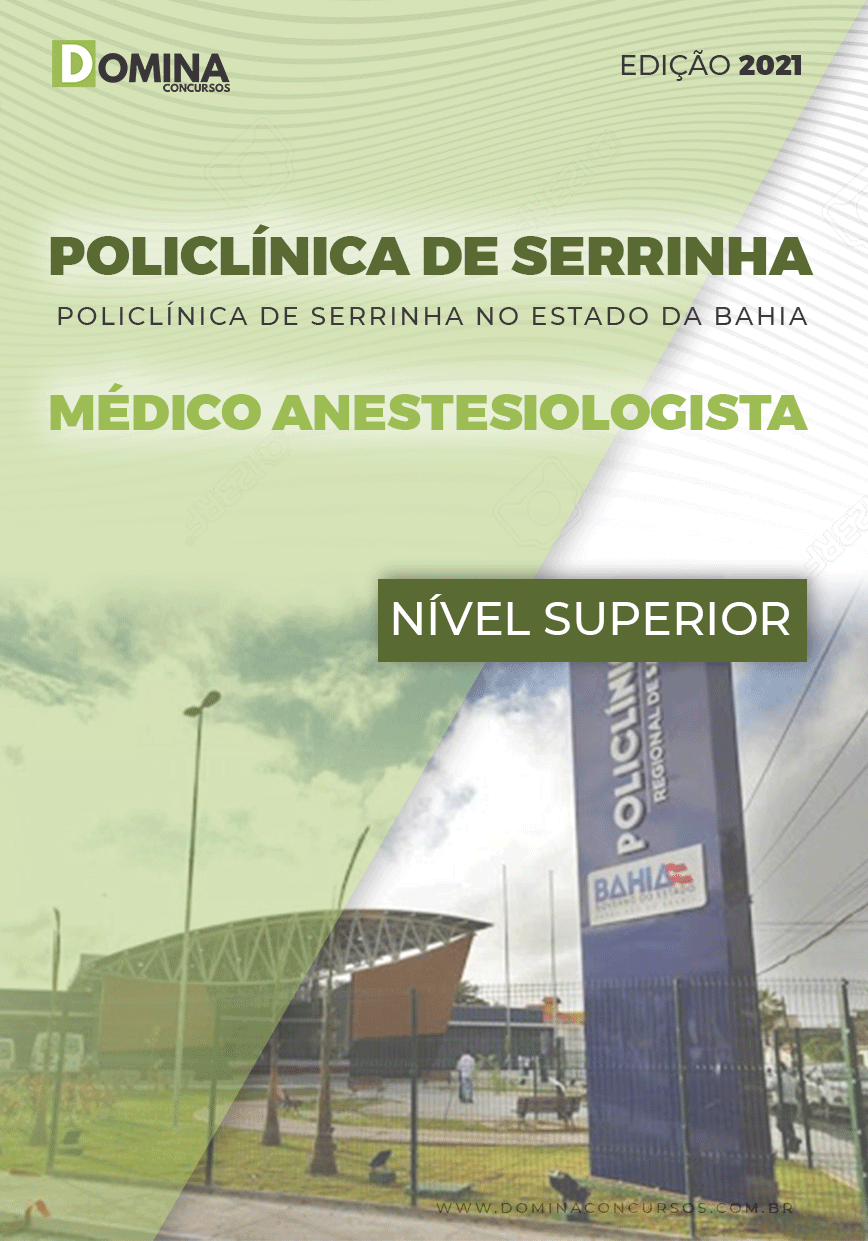 Apostila Policlínica Serrinha BA 2021 Médico Anestesiologista