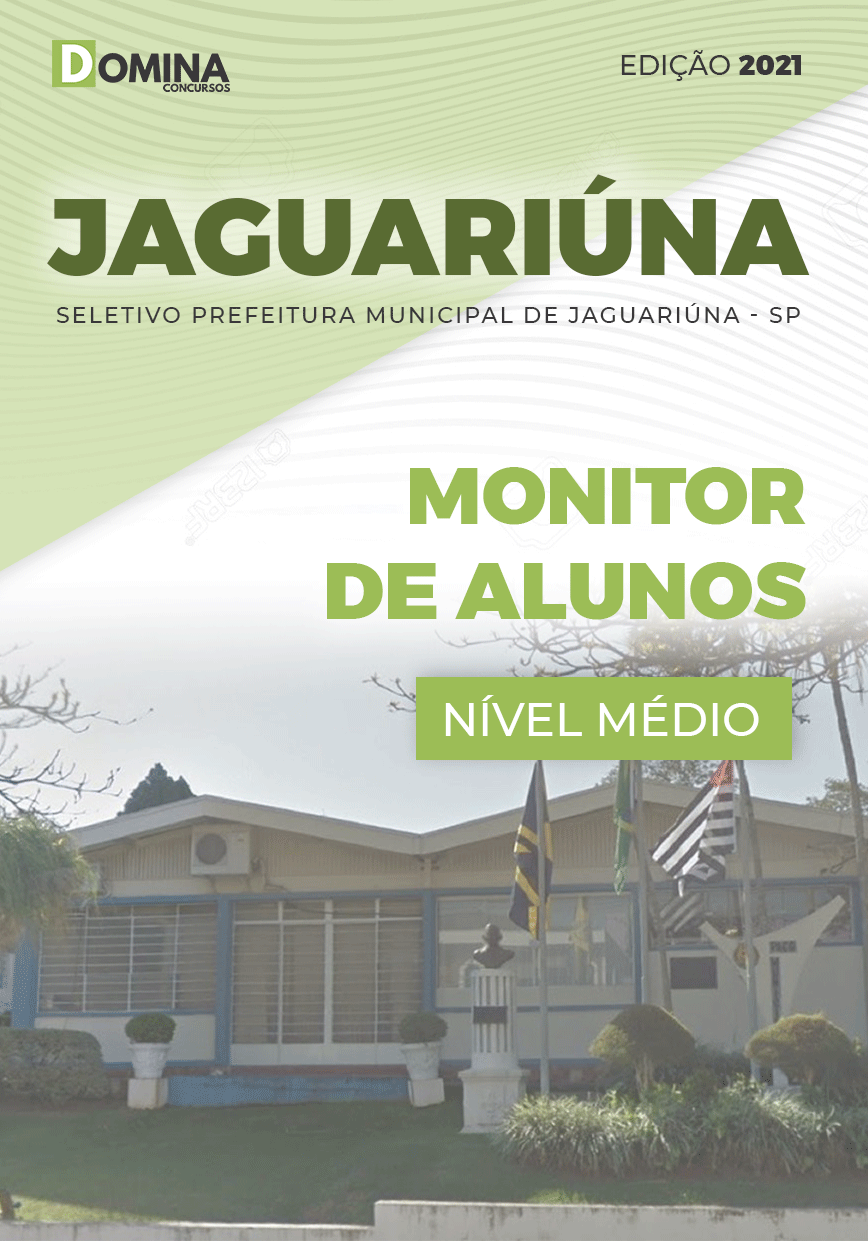 Apostila Seletivo Pref Jaguariúna SP 2021 Monitor de Alunos