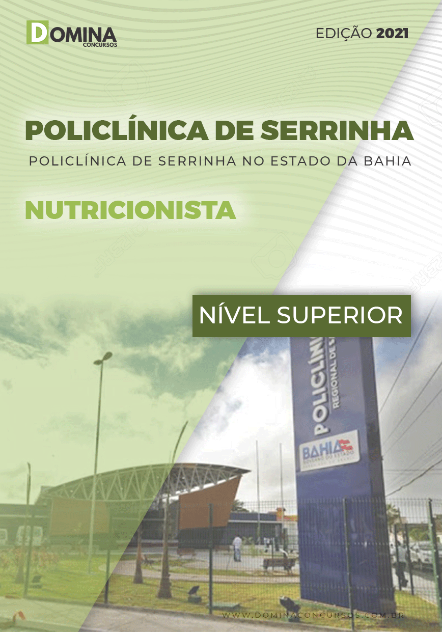 Apostila Seletivo Policlínica Serrinha BA 2021 Nutricionista