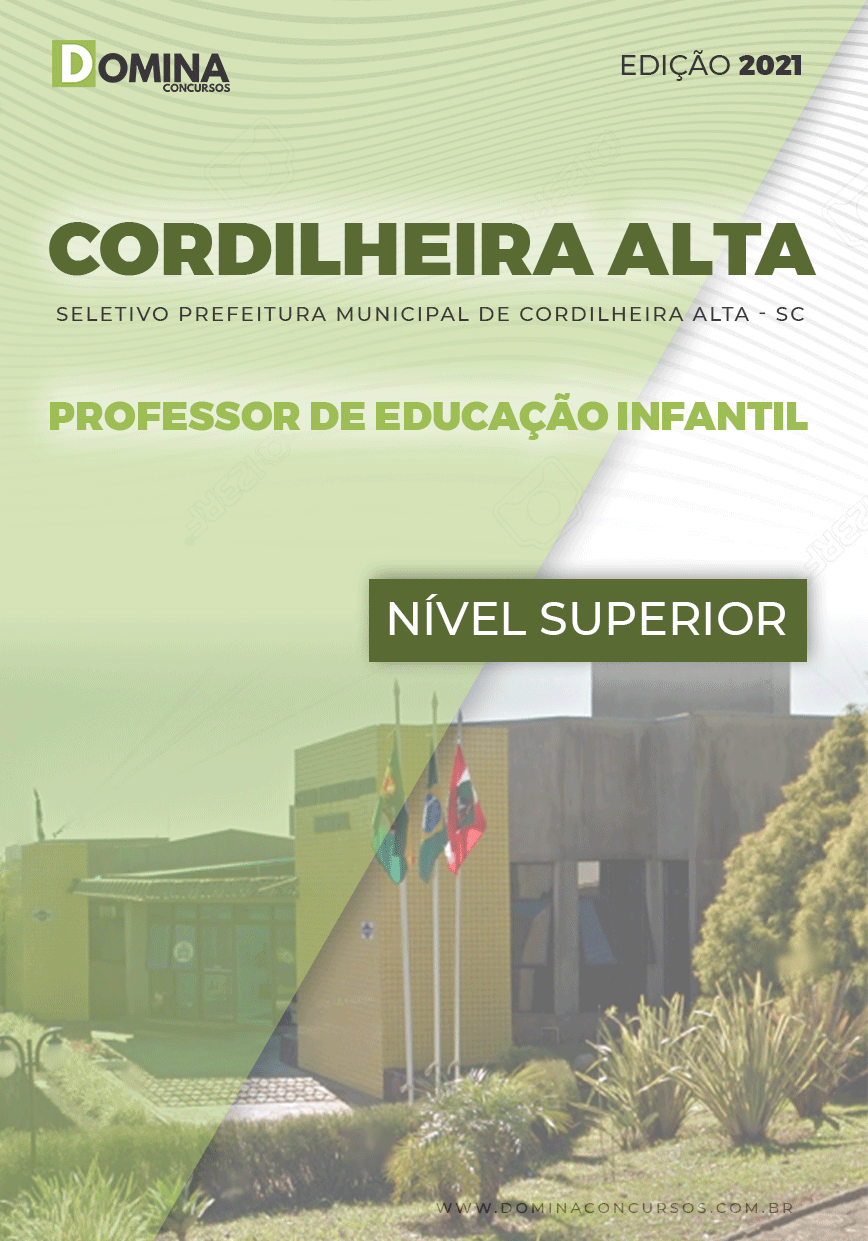 Apostila Pref Cordilheira Alta SC 2021 Prof Educação Infantil