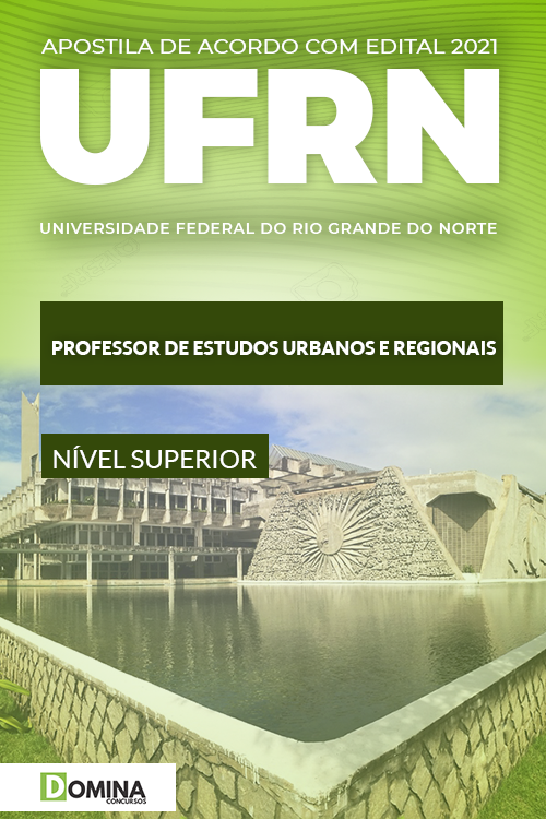 Apostila Concurso UFRN 2021 Estudos Urbanos e Regionais