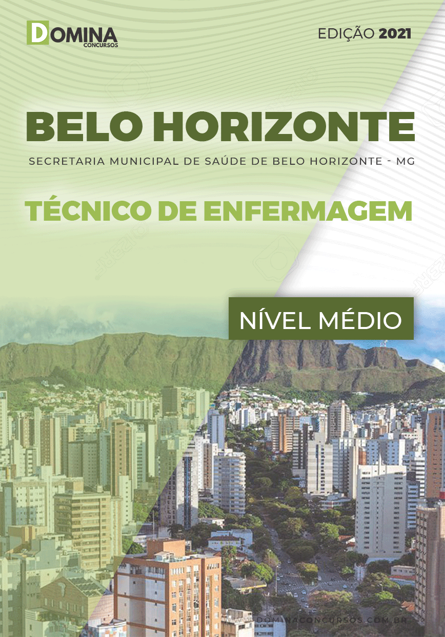 Apostila SMS Belo Horizonte MG 2021 Técnico de Enfermagem