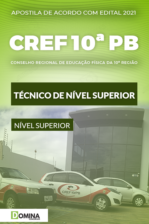 Apostila Concurso CREF 10 PB 2021 Técnico de Nível Superior