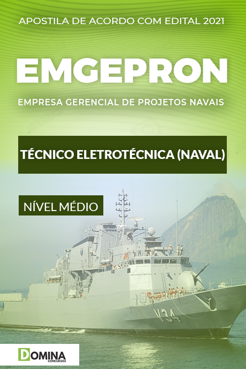 Apostila Concurso EMGEPRON 2021 Técnico Eletrotécnica Naval