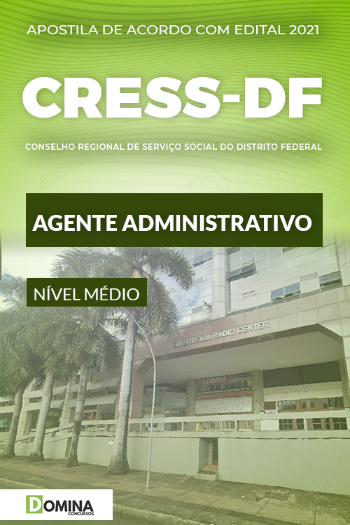 Apostila Concurso CRESS DF 2021 Agente Administrativo