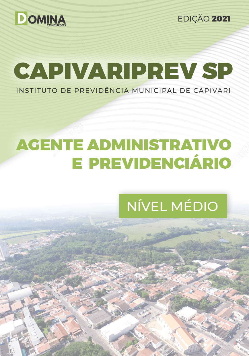 Apostila CAPIVARIPREV SP 2021 Agt Administrativo Previdenciário