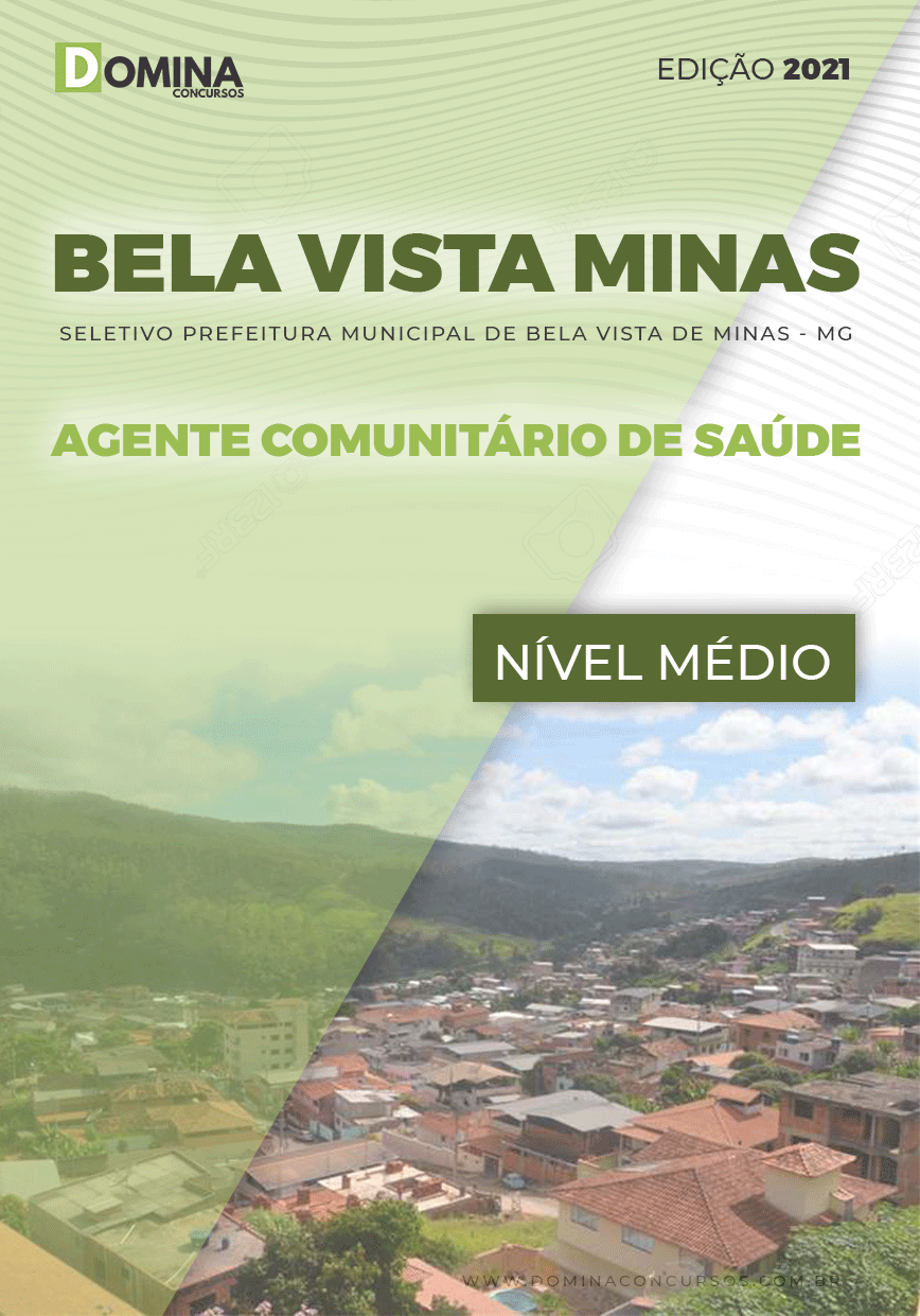 Apostila Bela Vista Minas MG 2021 Agente Comunitário Saúde