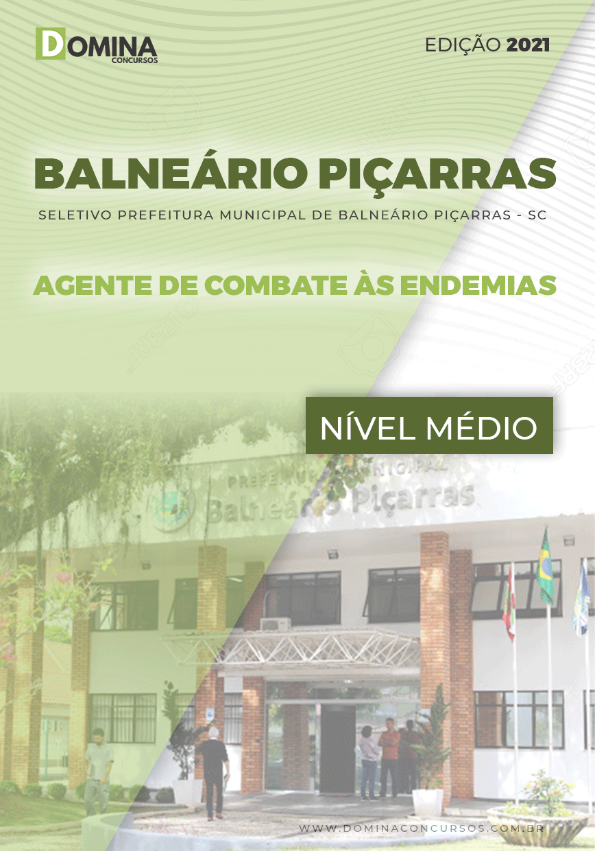 Apostila Balneário Piçarras SC 2021 Agente Combate às Endemias