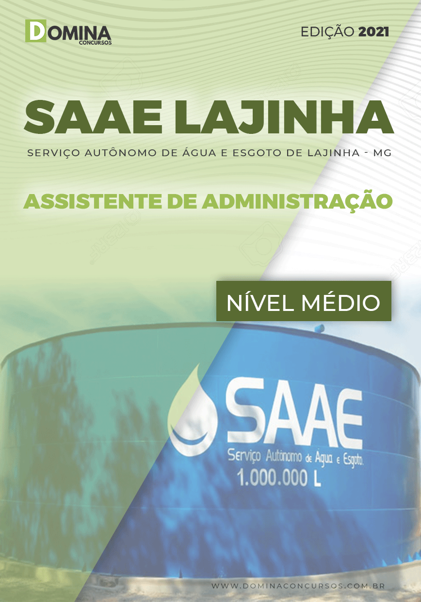 Apostila SAAE de Lajinha MG 2021 Assistente de Administração