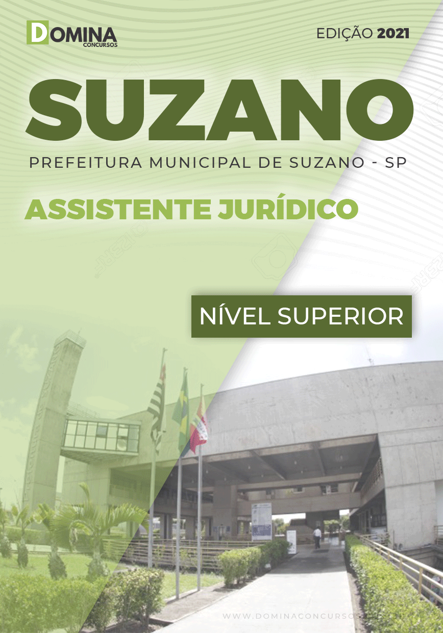 Apostila Prefeitura Suzano SP 2021 Assistente Jurídico