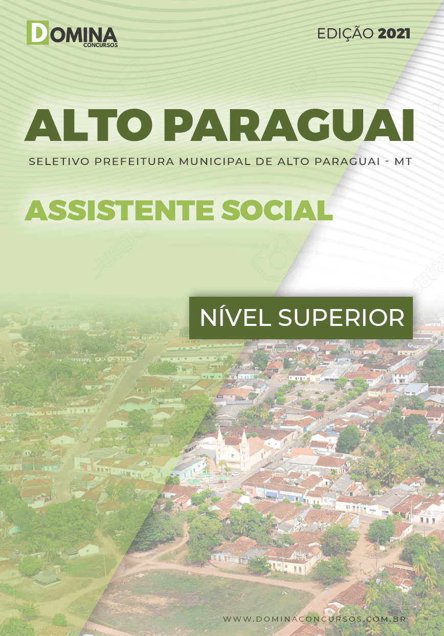Apostila Seletivo Pref Alto Paraguai MT 2021 Assistente Social