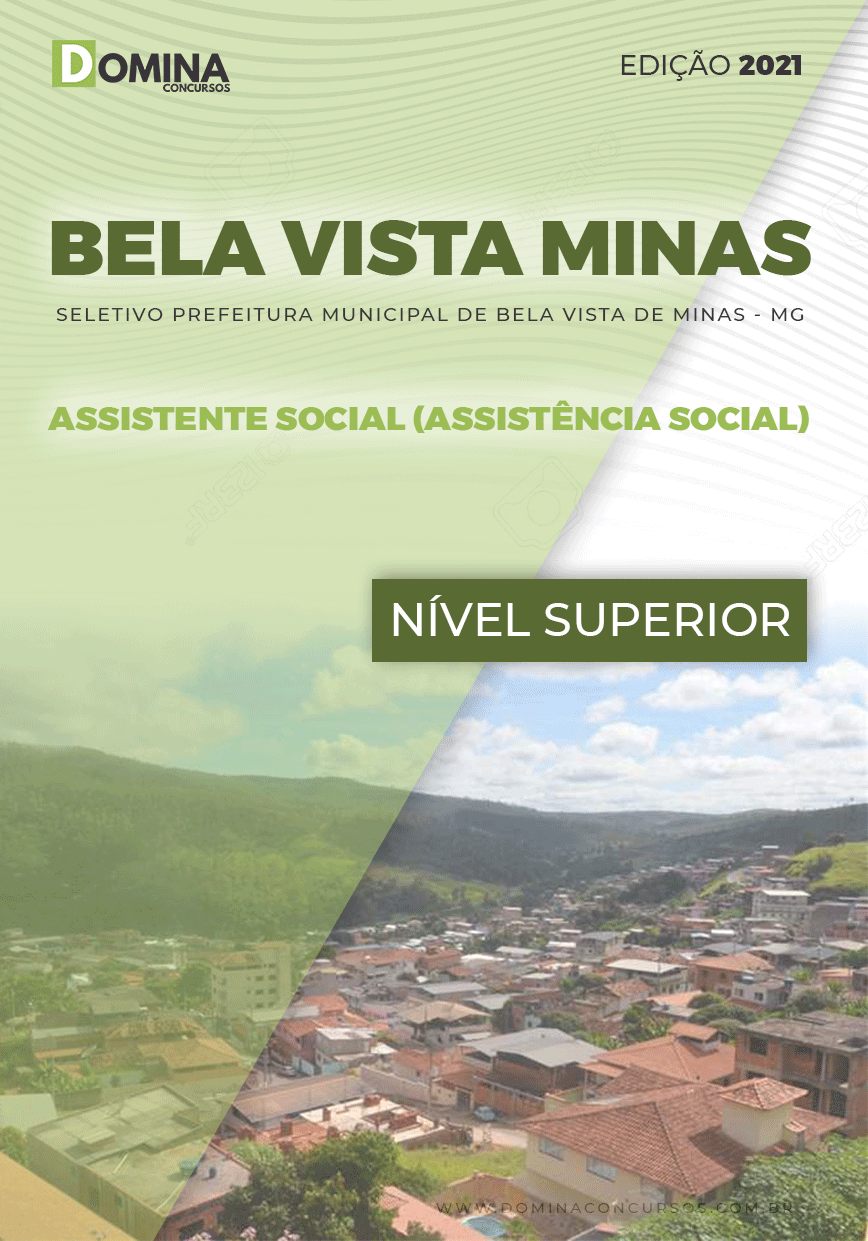 Apostila Bela Vista de Minas MG 2021 Assistente Social