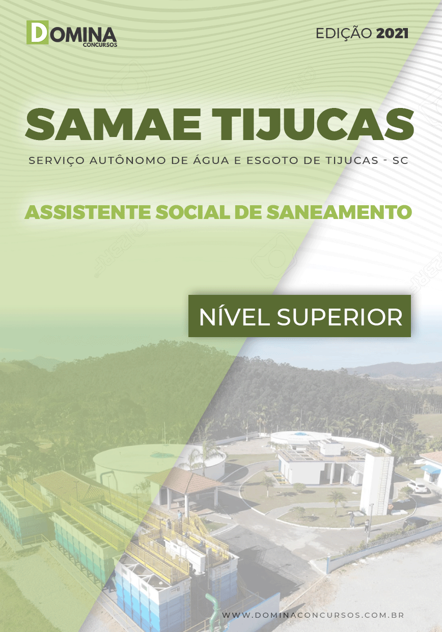 Apostila Samae Tijucas SC 2021 Assistente Social Saneamento