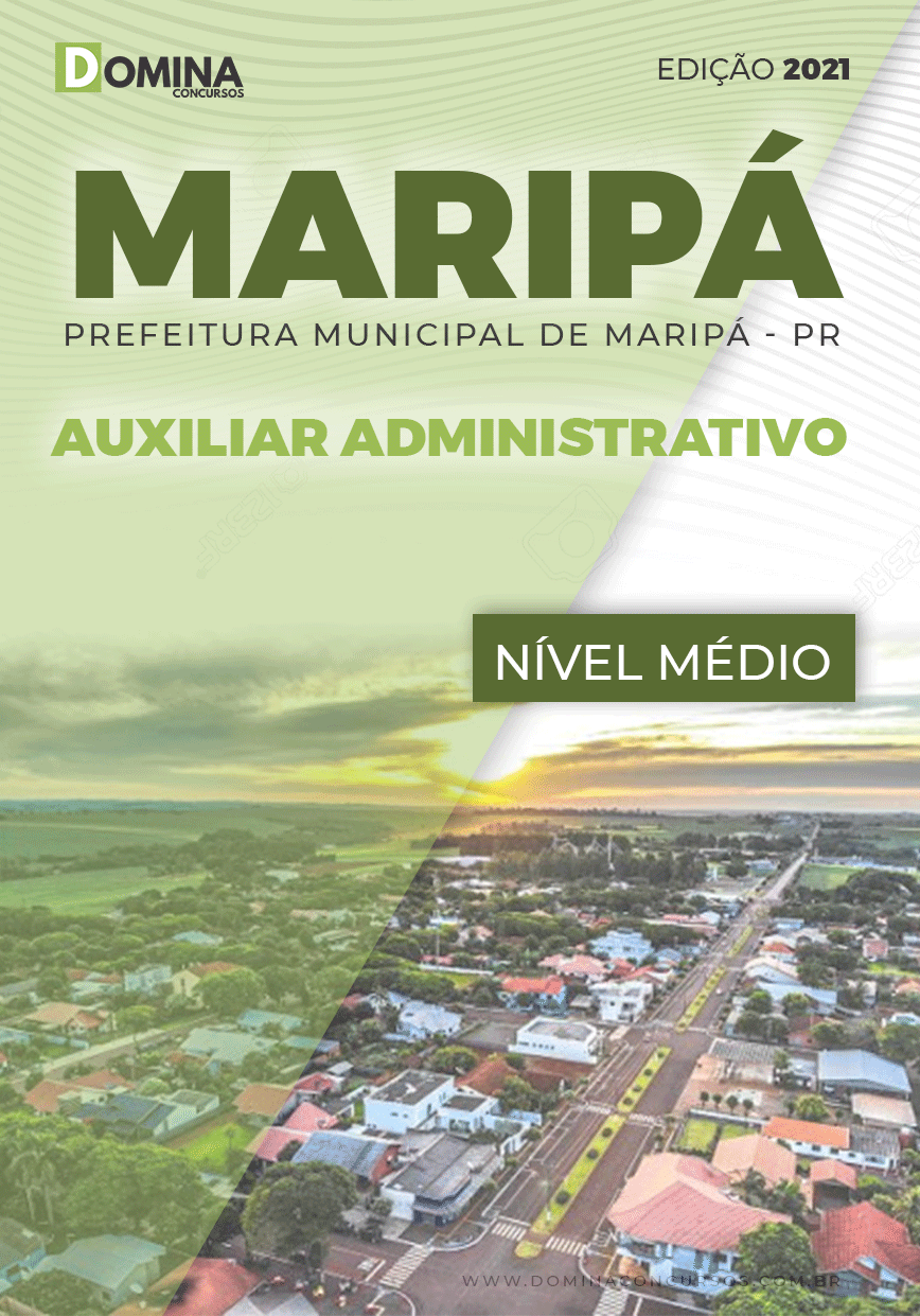 Apostila Concurso Maripá PR 2021 Auxiliar Administrativo