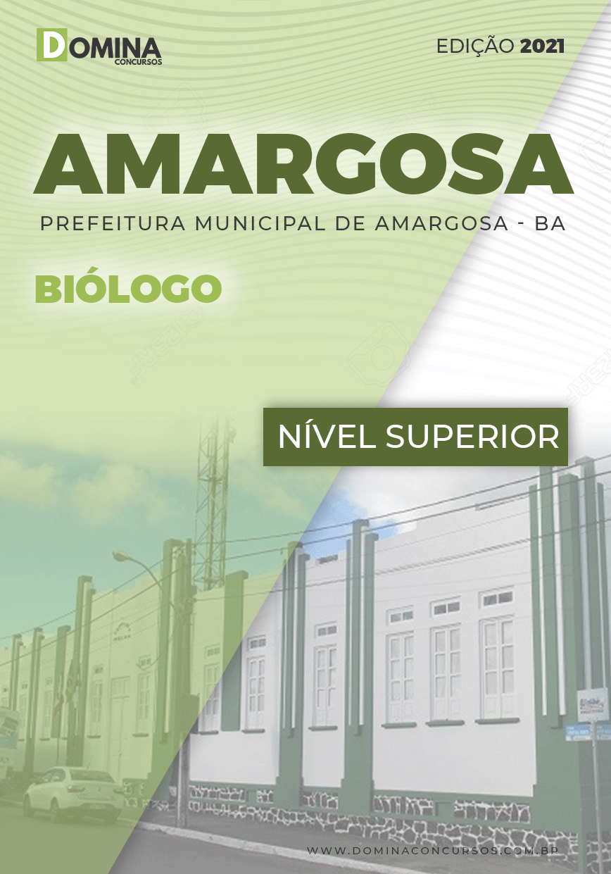 Apostila Concurso Prefeitura Amargosa BA 2021 Biólogo