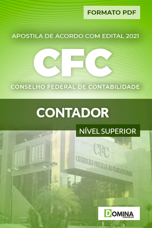 Apostila Concurso Público CFC 2021 Contador Consulplan