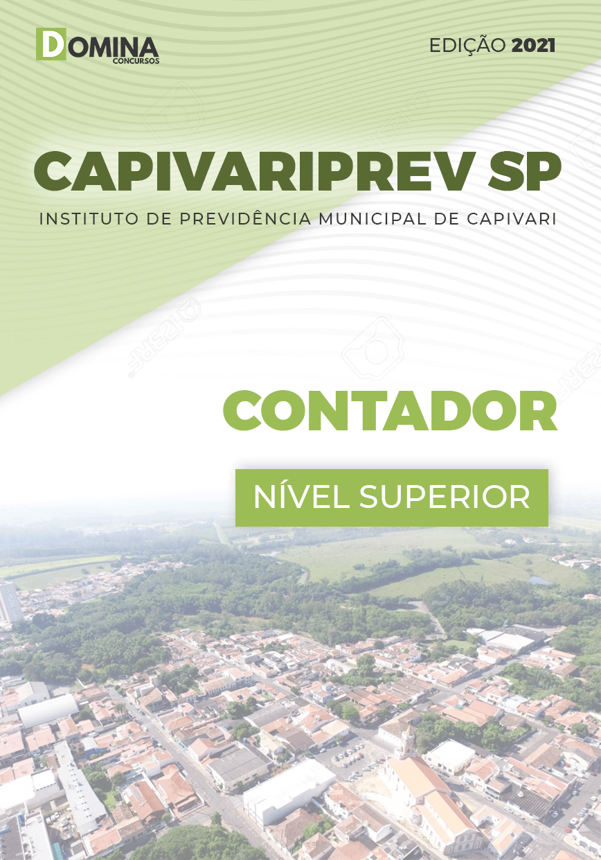 Apostila Concurso Público CAPIVARIPREV SP 2021 Contador