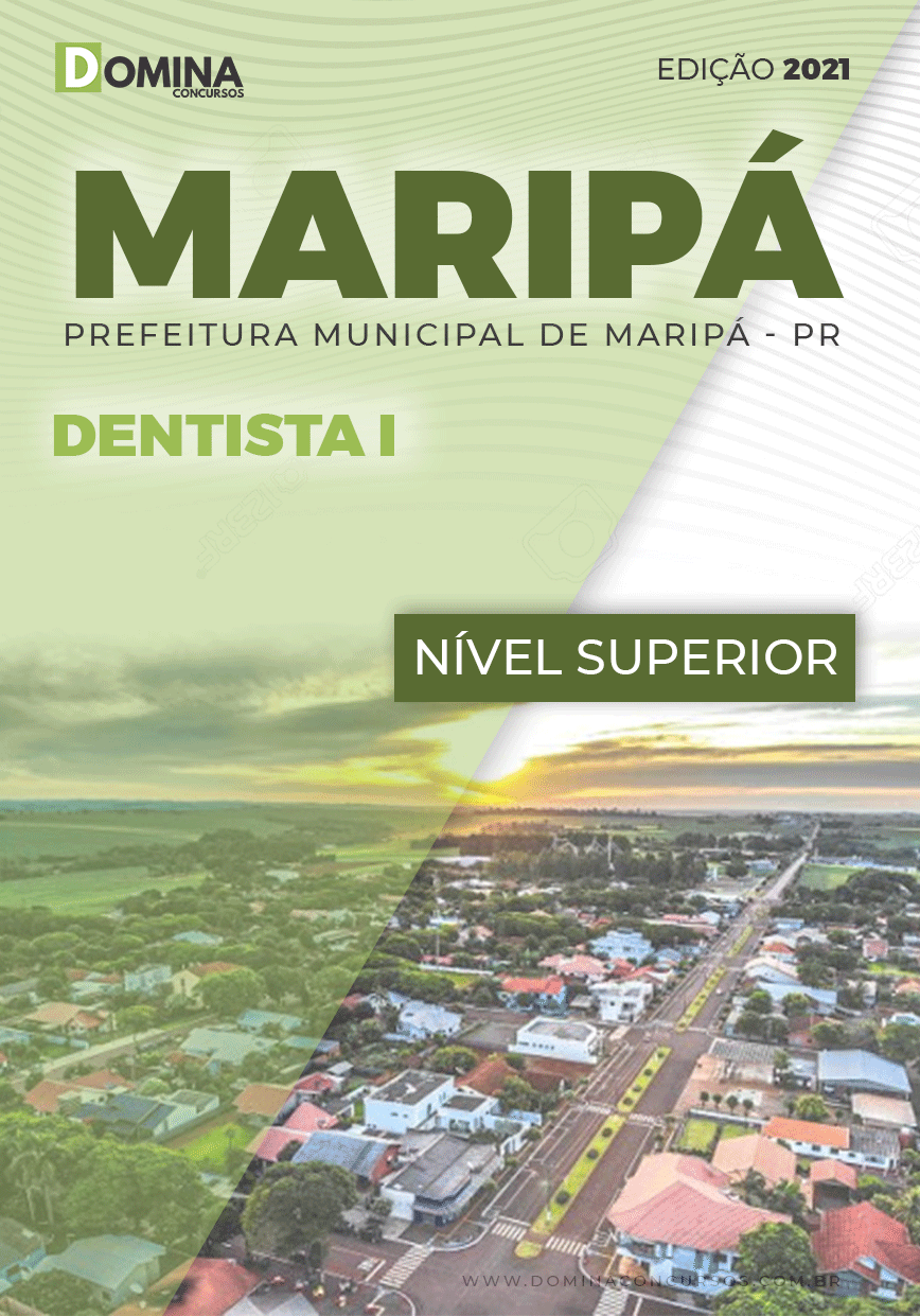 Apostila Concurso Pref Maripá PR 2021 Dentista I