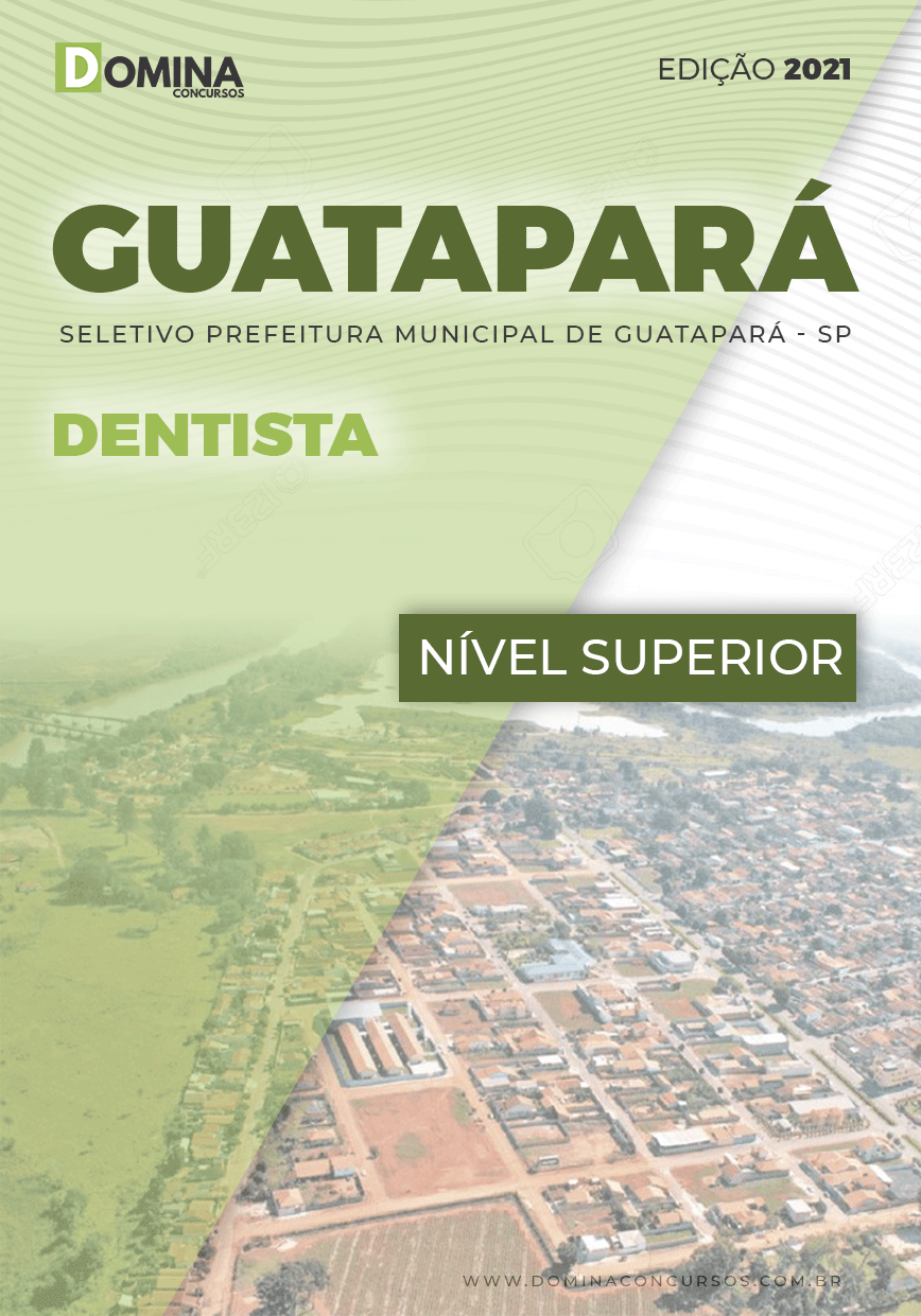Apostila Processo Seletivo Guatapará SP 2021 Dentista