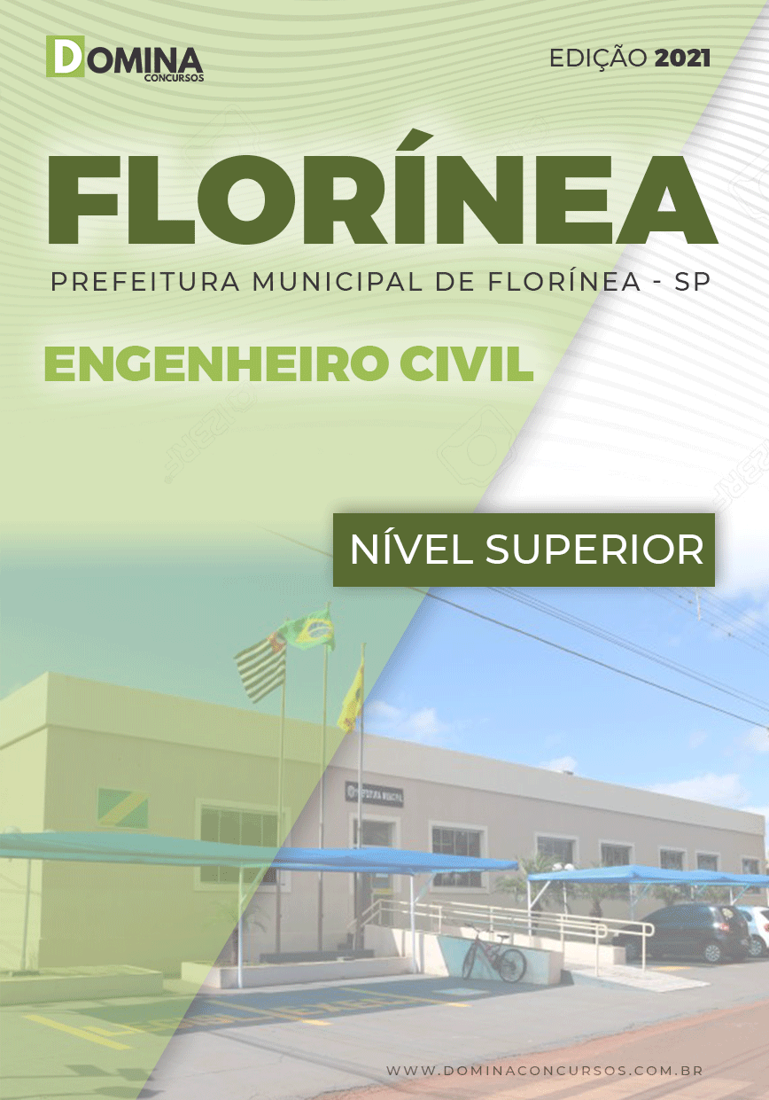 Apostila Prefeitura Florínea SP 2021 Engenheiro Civil
