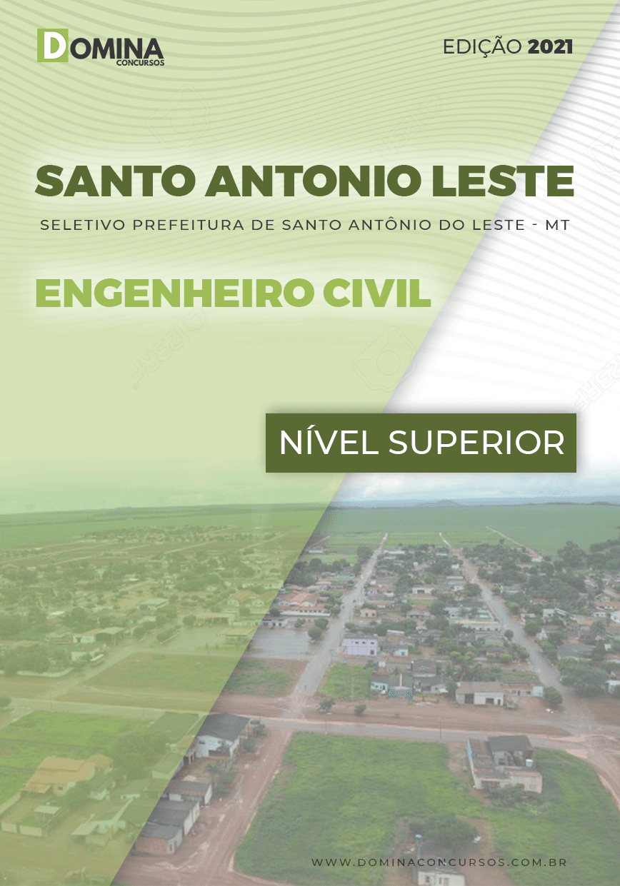 Apostila Santo Antônio Leste MT 2021 Engenheiro Civil