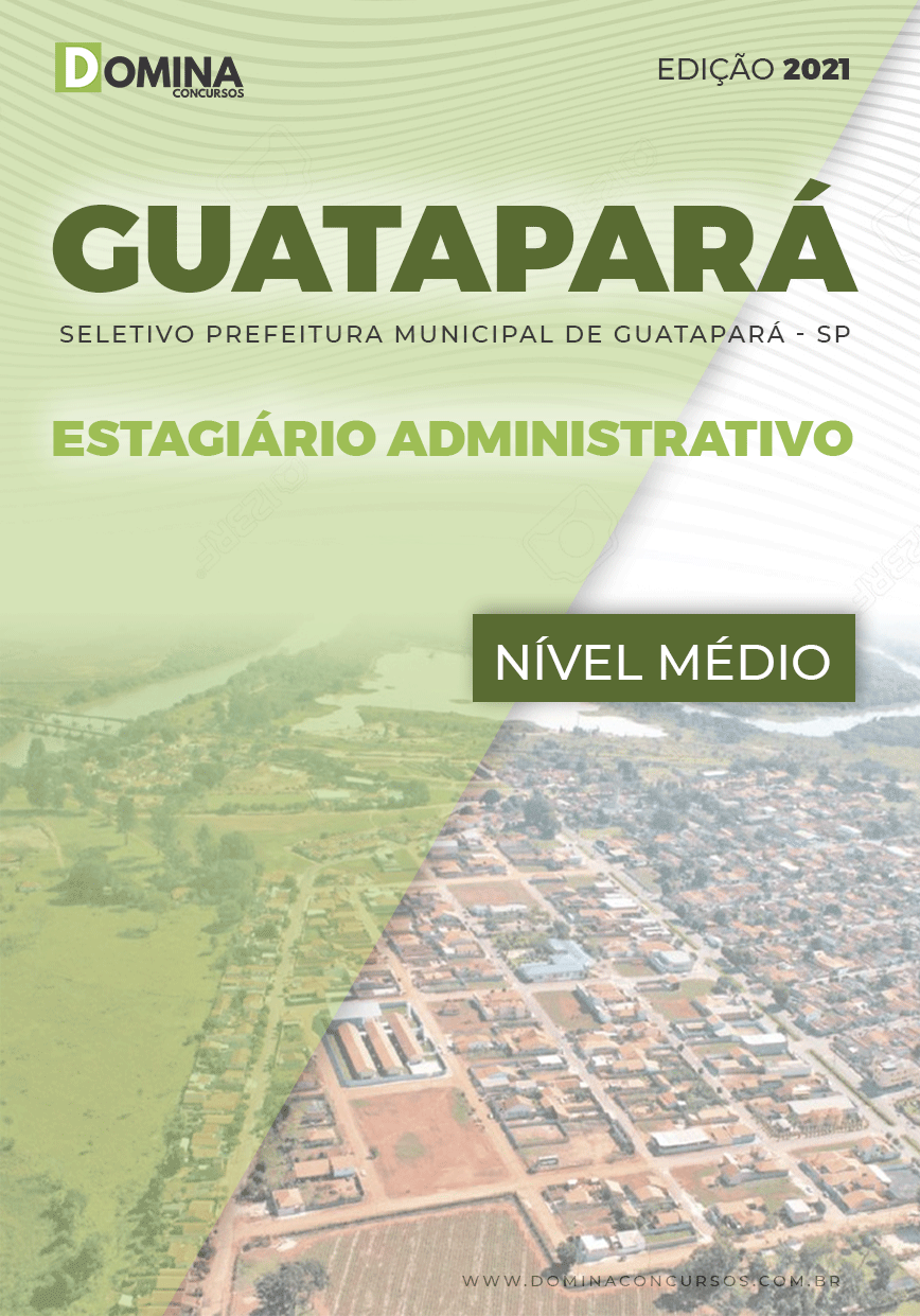 Apostila Guatapará SP 2021 Estagiário Administrativo