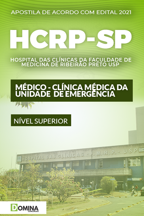 Apostila HCRP Ribeirão Preto SP 2021 Médico Clínica Médica