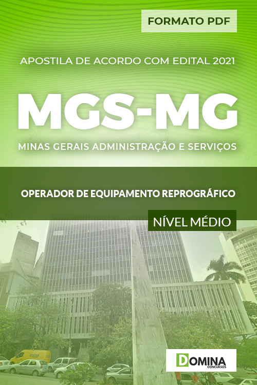 Apostila MGS MG 2021 Operador de Equipamento Reprográfico