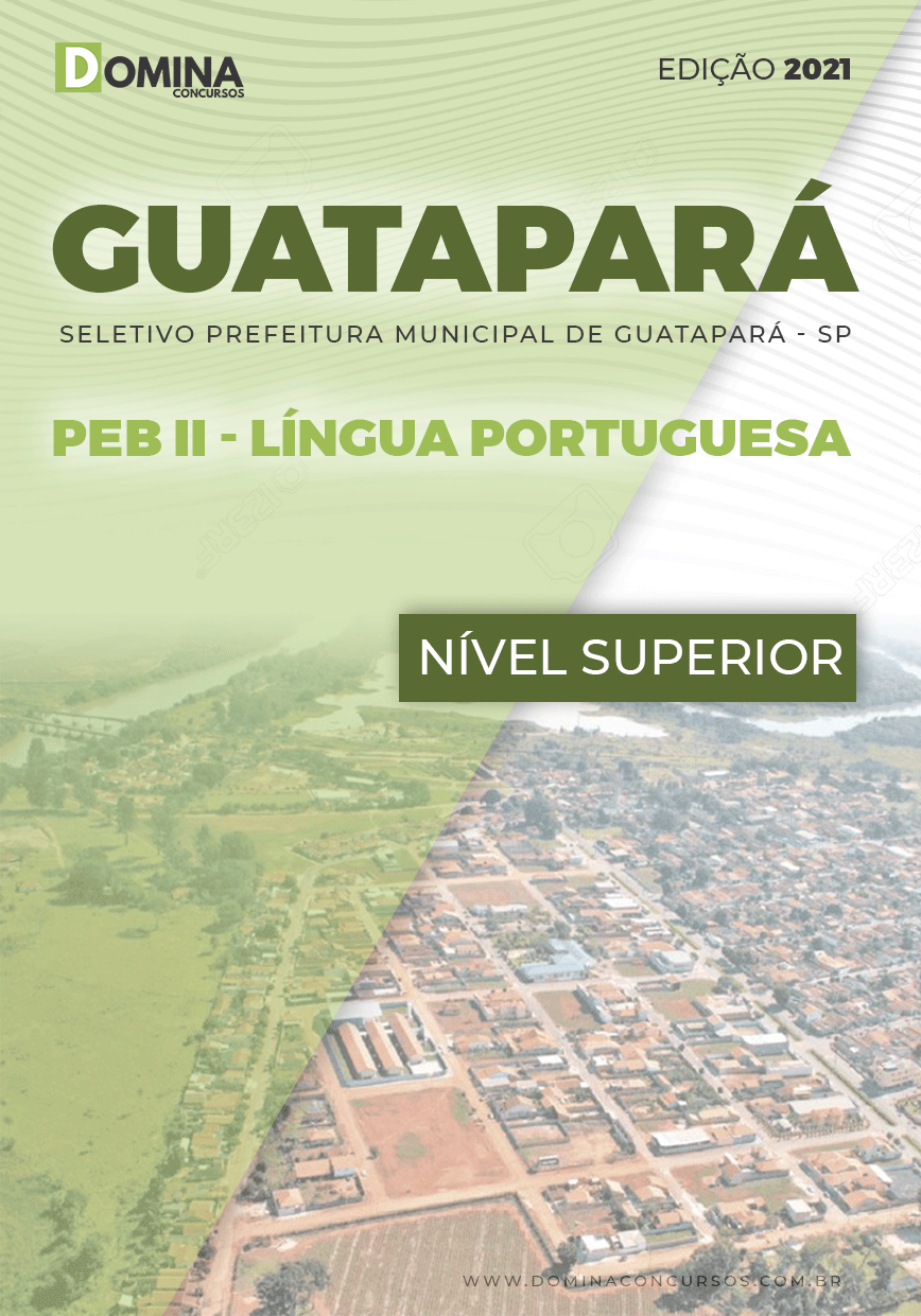 Apostila Guatapará SP 2021 PEB II Língua Portuguesa