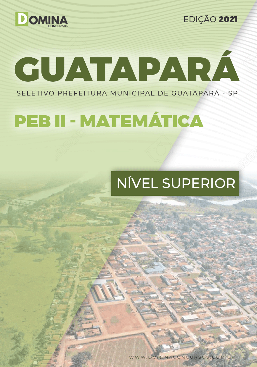 Apostila Seletivo Guatapará SP 2021 PEB II Matemática