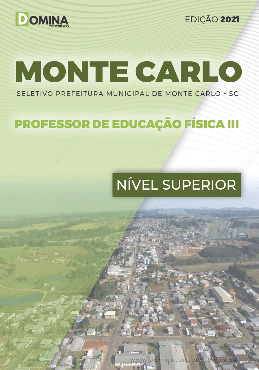 Apostila Pref Monte Carlo SC 2021 Prof Educação Física III