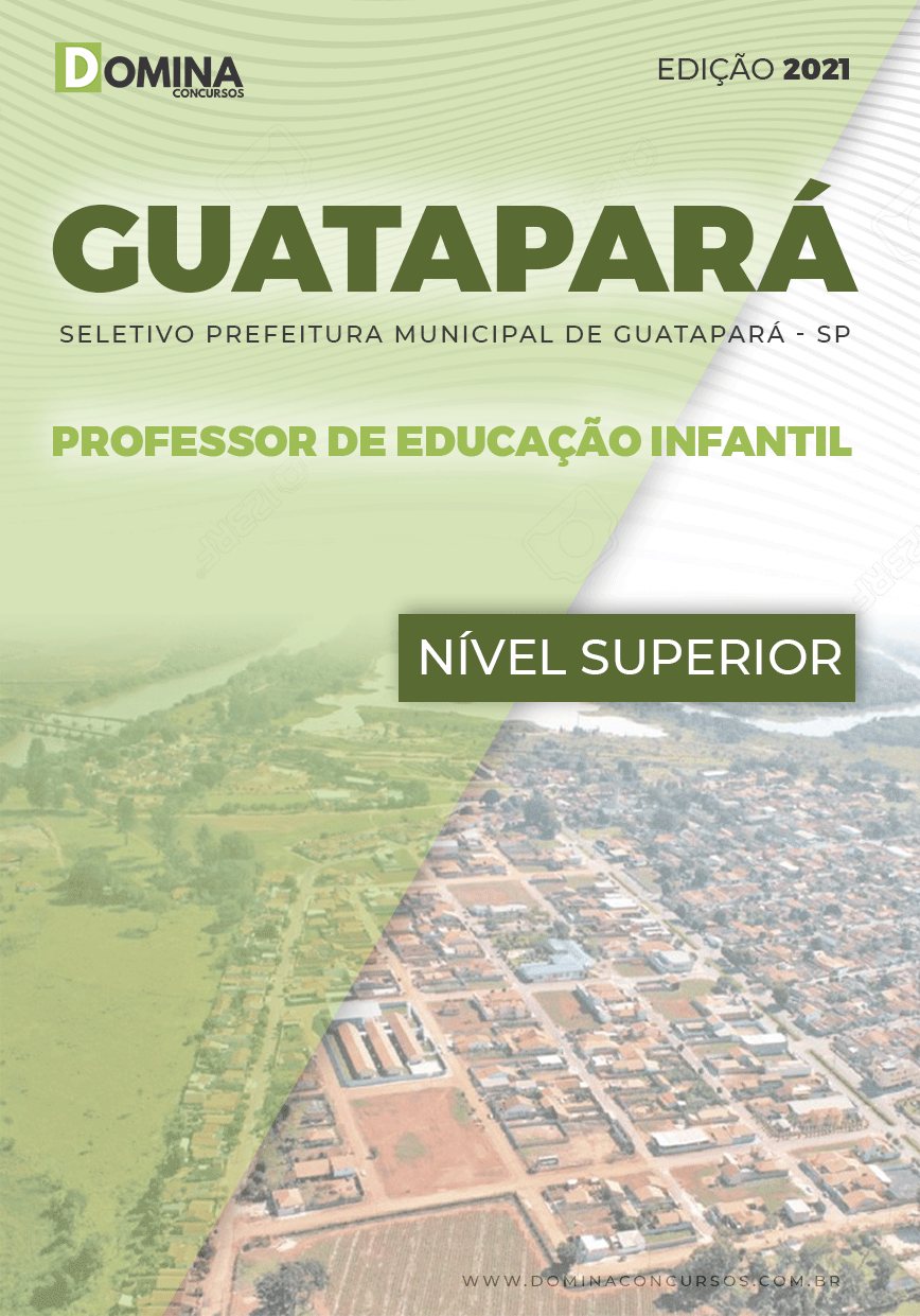 Apostila Guatapará SP 2021 Professor Educação Infantil