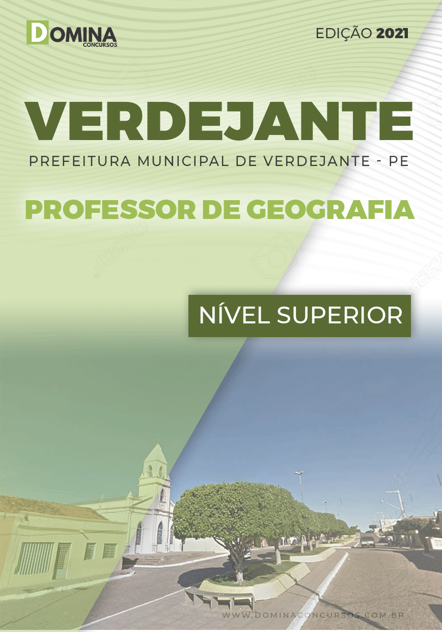 Apostila Concurso Verdejante PE 2020 Professor Geografia