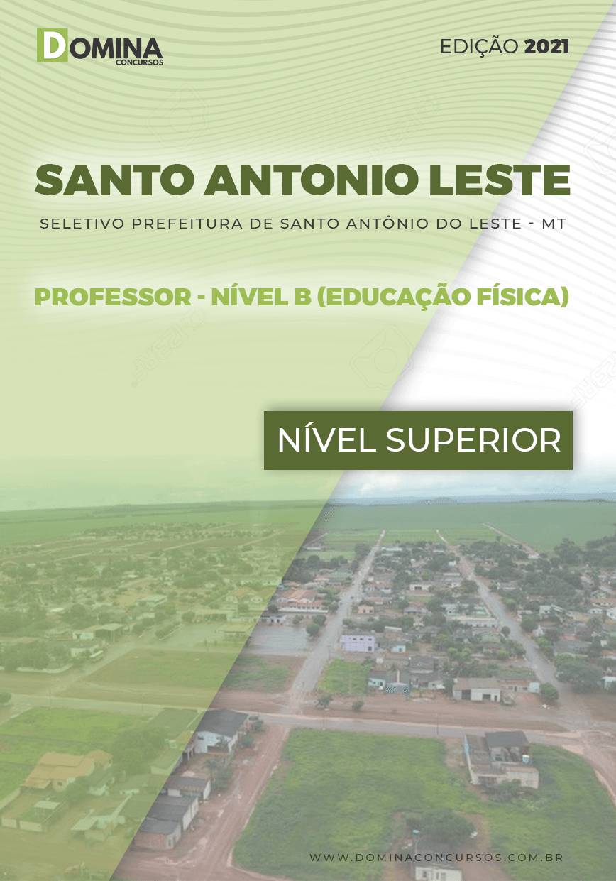 Apostila Santo Antônio Leste MT 2021 Professor Educação Física