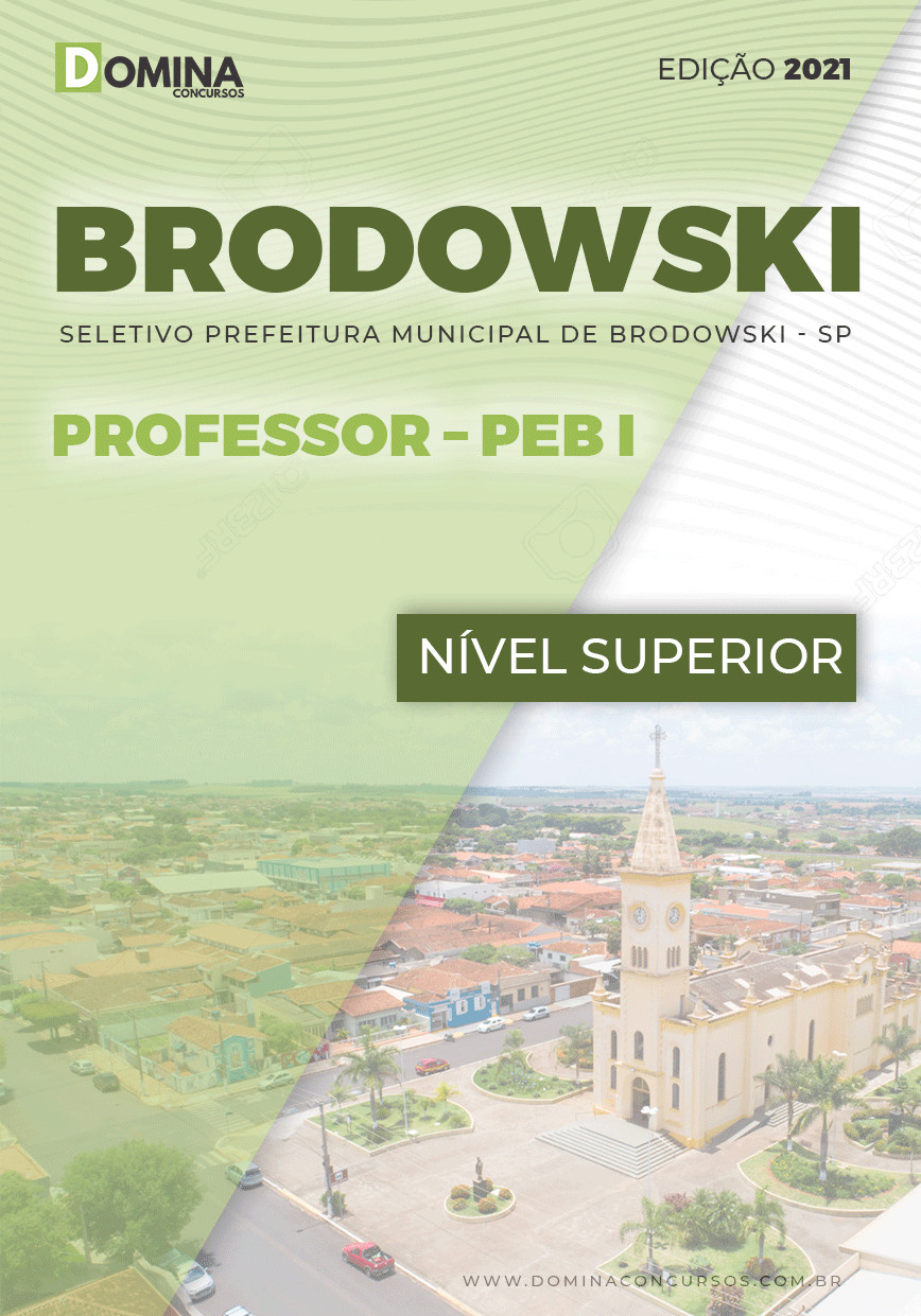 Apostila Seletivo Pref Brodowski SP 2021 Professor PEB I